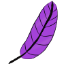 Purple Feather