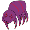 Pink and Purple Spider