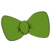 Forest Green Bow