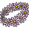 Pink Daisy Flower Crown